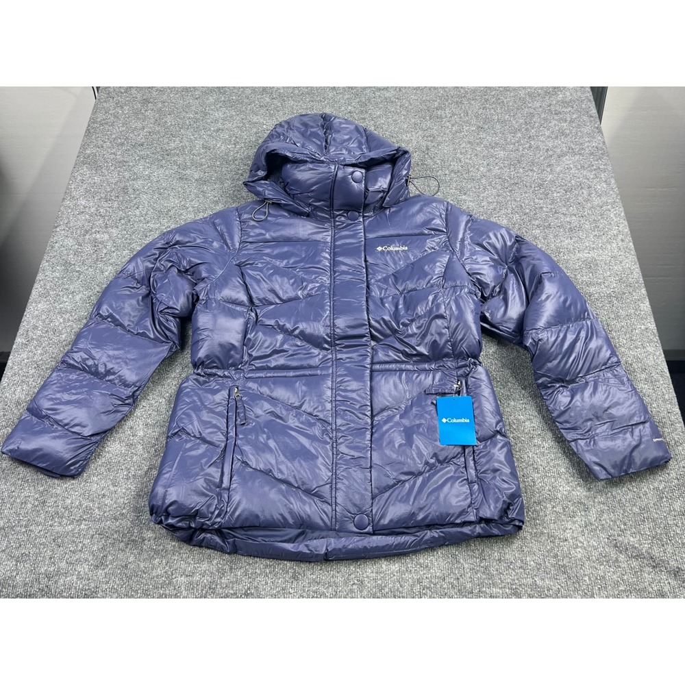 Columbia Peak to Park II Insulated Hooded Puffer Jacket Blue XL WL3648-466